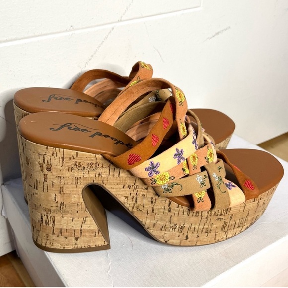 Free People Lisbon Platform Mules, size 10 - Picture 5 of 11